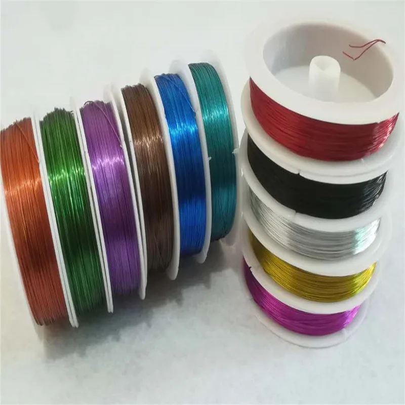 Color Fine Iron Wire Diy Craft Materials Binding Cable Model Accessories Tie Flower Making Floral Christmas Decoration Iron Wire