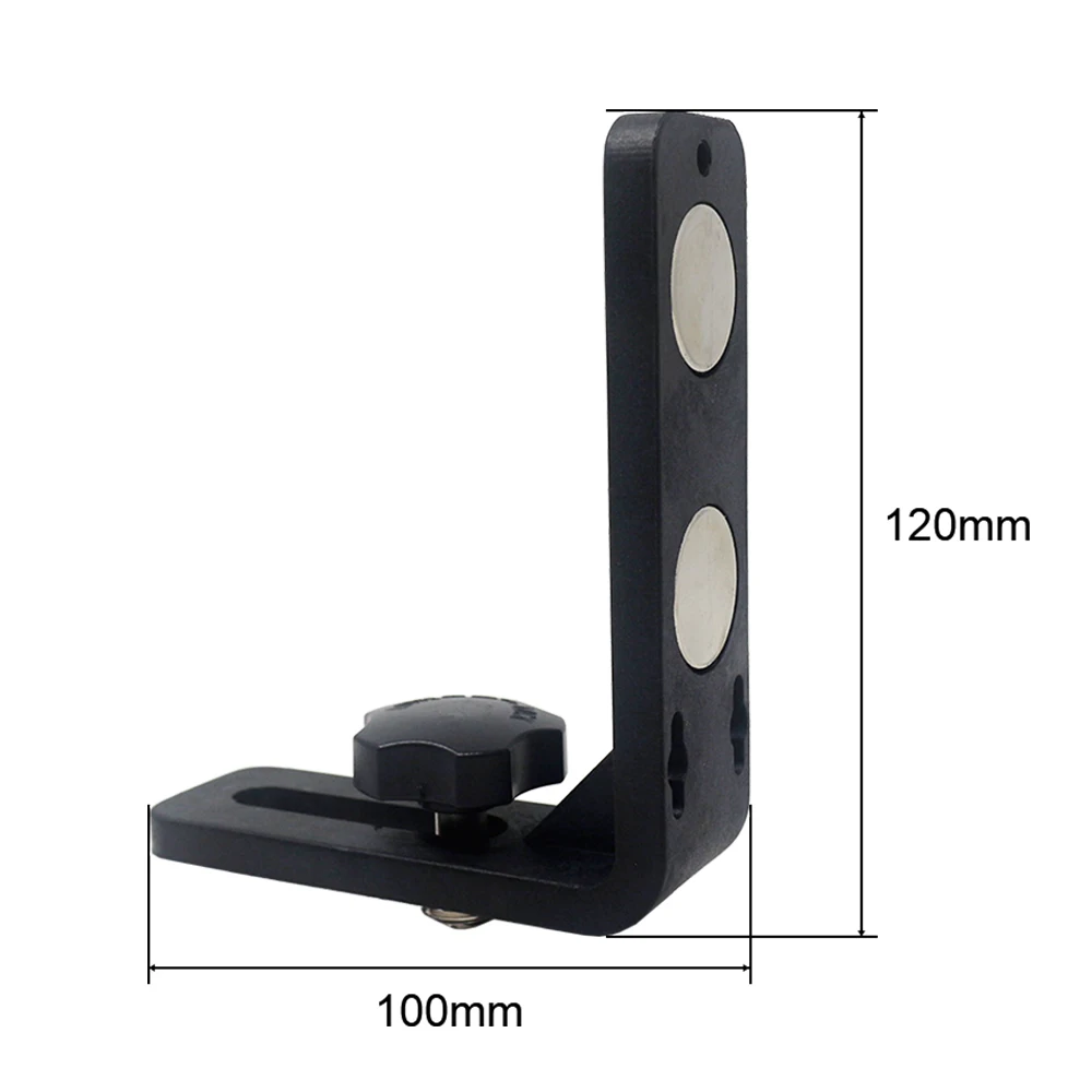 Ketotek 5/8 '' Laser Level Bracket Super Strong Magnet Attracts Adjustment L-bracket Leveling Support