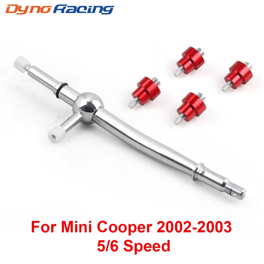 Racing Quick Short Throw Shifter For Mini Cooper 5speed/S 6speed 2002-2003 Red Chrome Short Shifter Manual