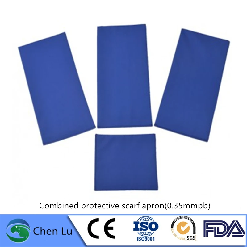 Recommend x-ray protective 0.35mmpb lead scarf set radiological protection multifunctional combined scat set