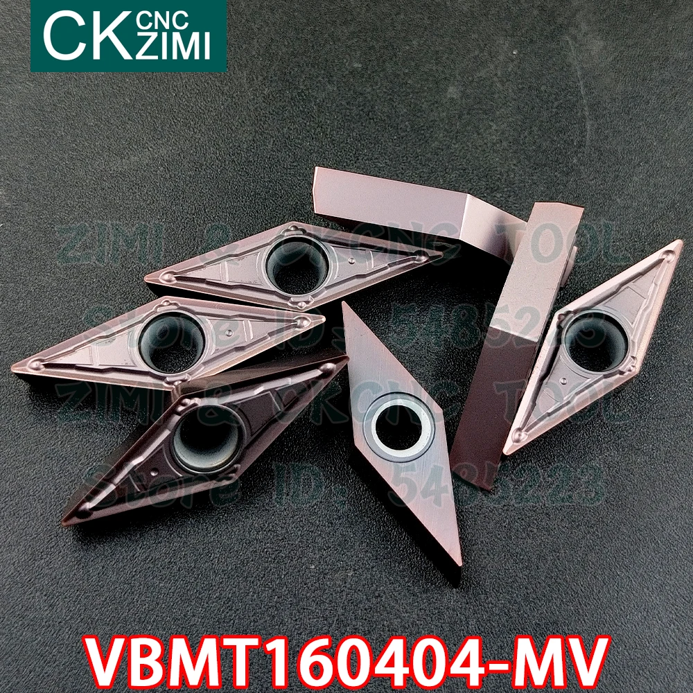 VBMT160404-MV vbmt 160404 mv inserções de carboneto torneamento externo ferramentas cnc máquinas metal torno ferramentas para aço inoxidável