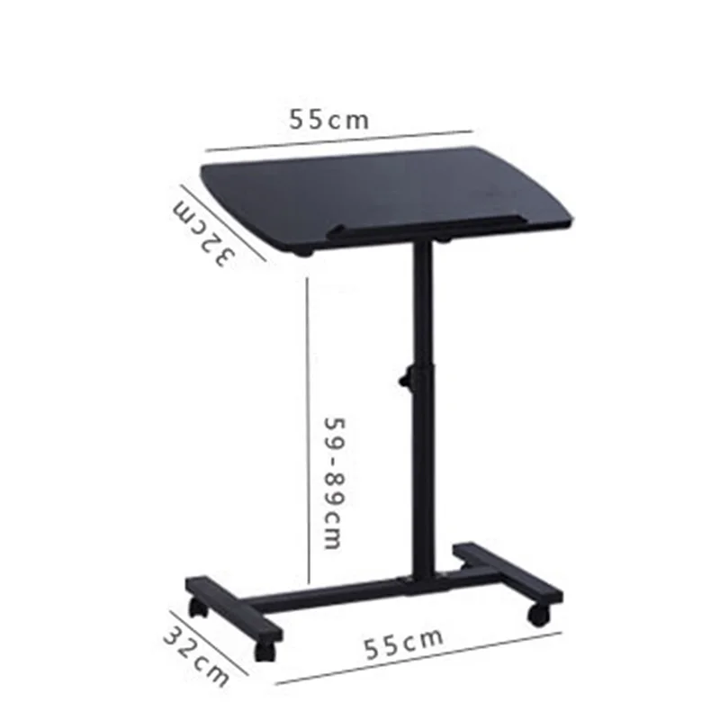 Bedroom Furniture Lazy Folding Computer Desk Adjustable Portable Laptop Rotating Mobile Lifting Bedside Multifunctional Table