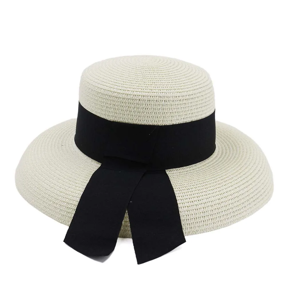 Straw hat big brim women summer outdoor travel beach vacation seaside sun hat sunhat bucket hat 2020