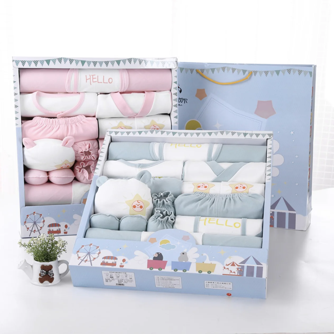 Hot 18 Pcs New Born Baby Supplies Newborn Gift Set /Baby Boy Girl Infant Clothing Set/ Baby Clothing High Quality!