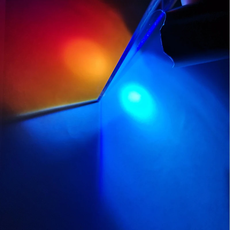 Dichroic Filter 44X44*07MM Spectroscopic Red and Green Combination Mirror RGB Reflect Blue ,Through Red Green