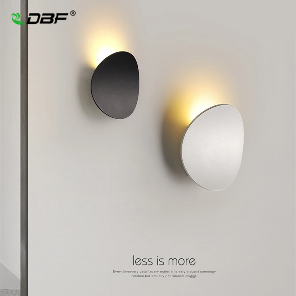 

[DBF]IP65 Waterproof LED Wall Lamp Outdoor Bedroom Bedside Decoration Lights TV Background Wall Lighting Sconces