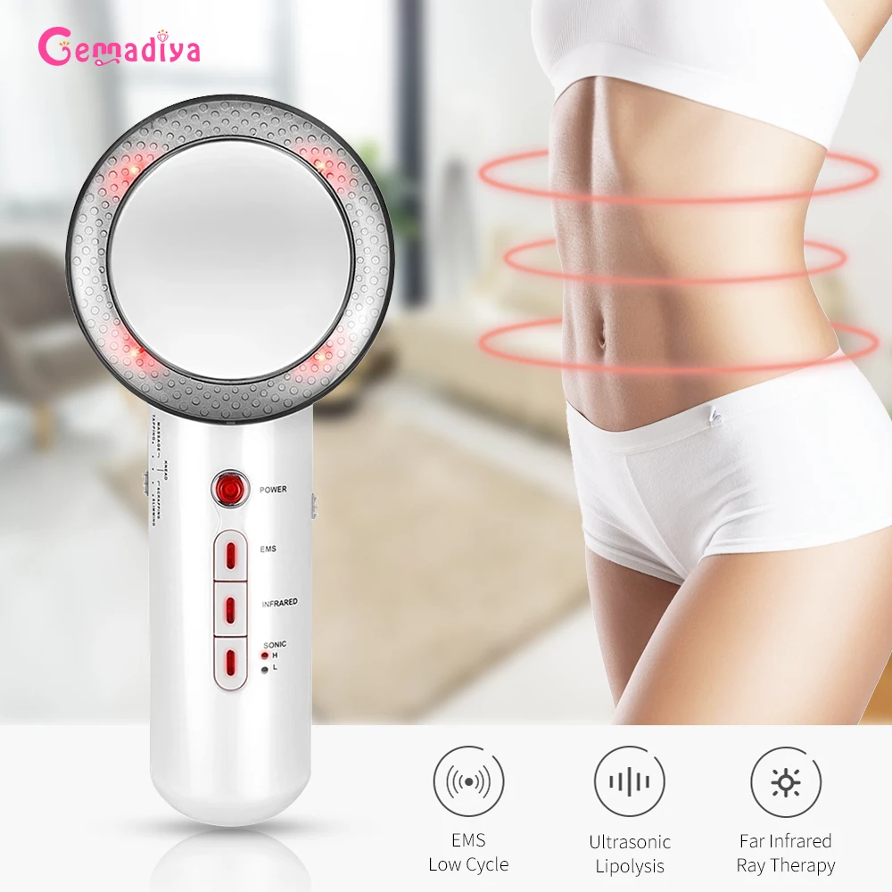 Ultrasound Cavitation Body Slimming Massager For Face Lift Devices Fat Burner Machine Weight Loss Beauty Tools EMS Infrared