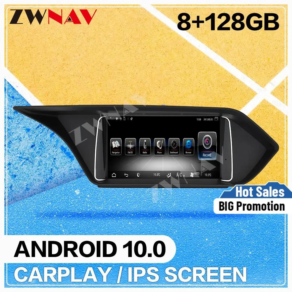 128G Carplay Android 10 Car Multimedia Player For MERCEDES-Benz E W212 2015 2016 2017 Car GPS Audio Rradio Auto Stereo Head Unit