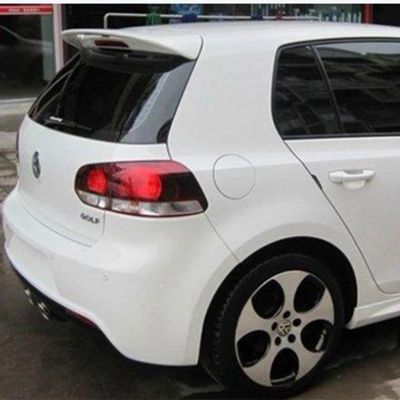 for volkswagen golf 6 spoiler 2010-2013 model golf 6 light High Quality ABS Material Car Rear Wing Primer Color spoiler