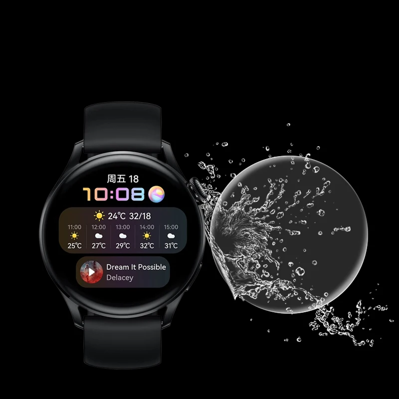 5Pcs Soft TPU ใสป้องกันฟิล์มป้องกันสำหรับ Huawei Watch 3/3 Pro Smartwatch 3pro LCD ป้องกันหน้าจอป้องกัน