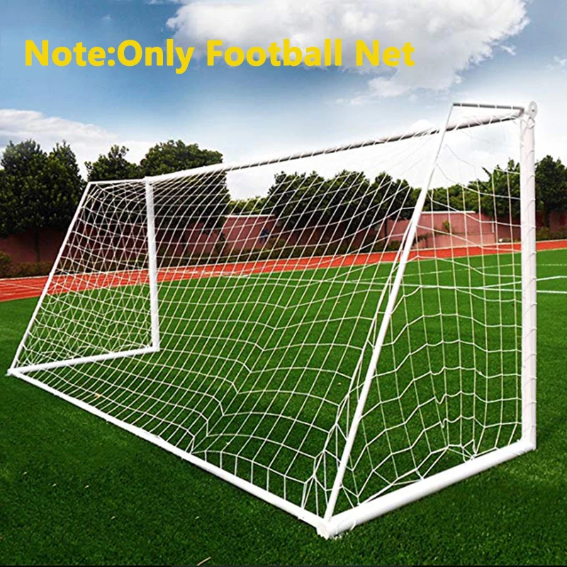 Football Net Soccer Goal Net Soccer Ball Cotton Football Training Post Nets Full Size Soccer Accessories 3*2M (Nets Only)