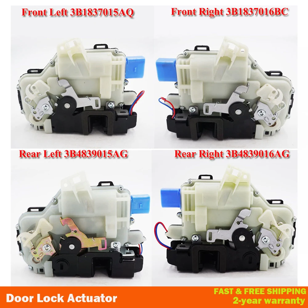 Door Lock Actuator Central Mechanism For VW POLO SKODA For Superb FABIA ROOMSTER 3B1837015AQ 3B1837016CC 3B4839015AN 3B4839016AN