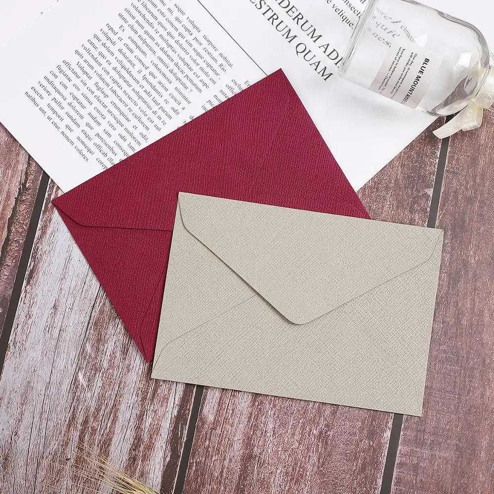 10pcs/set Retro Colored Blank Kraft Paper Envelopes Wedding Party Invitation Envelope Greeting Cards Gift Envelope