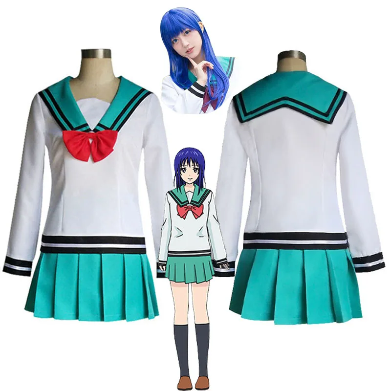 Japan The Disastrous Life of Saiki K. women Teruhashi Kokomi cosplay dress Saiki Kusuo no sai-nan Yumehara Chiyo costume socks