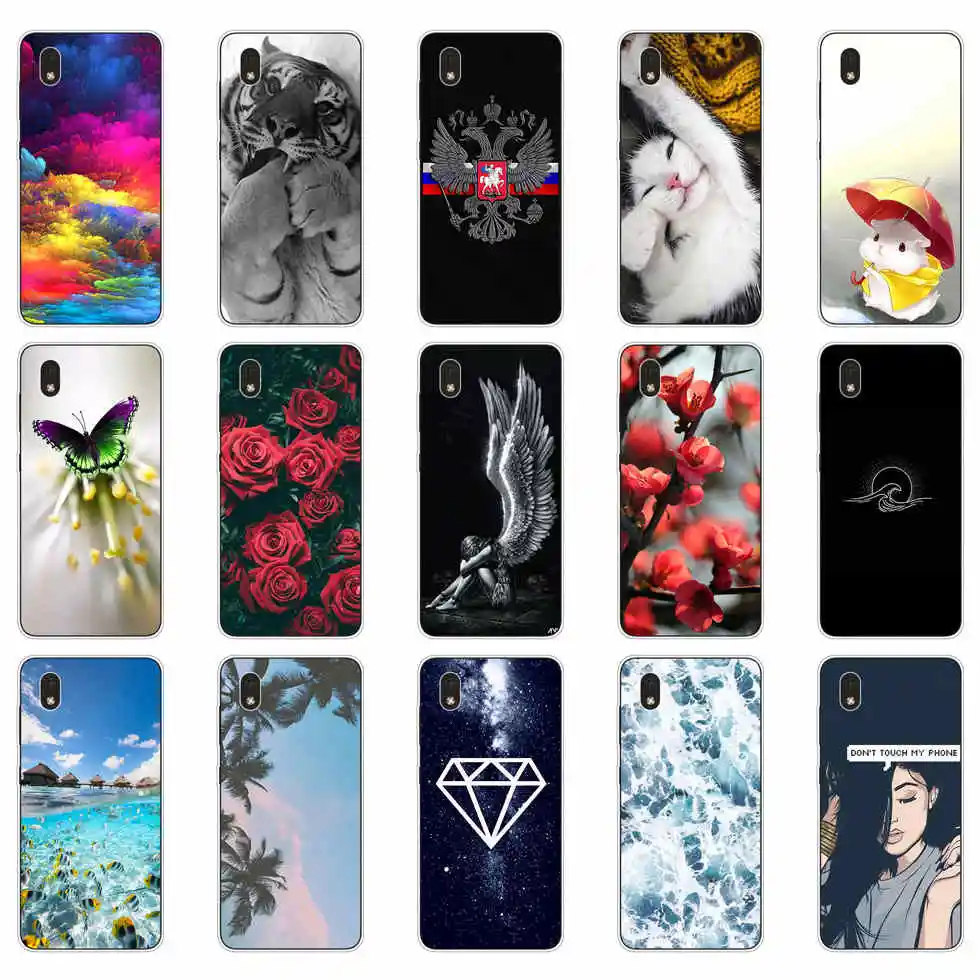 Phone Case For Alcatel 1B 2020 5002D 5.5 inch Case TPU full Protective Silicone Cover For Alcatel 1A 2020 Case Soft Bumper Capa