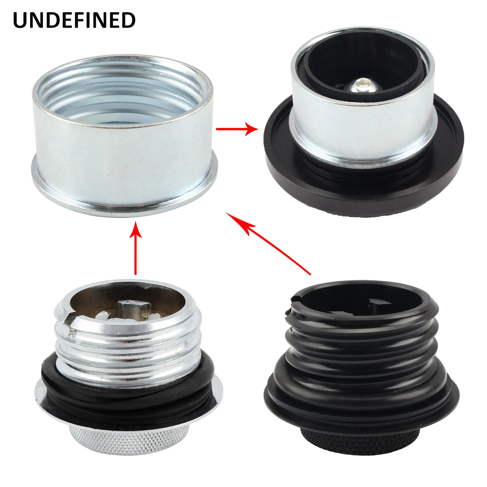 

Motorcycle Fuel Gas Tank Cap Modified Screws Conversion Nut Stainless Gas Cap Nut For Harley cafe racer Sportster Dyna Softail