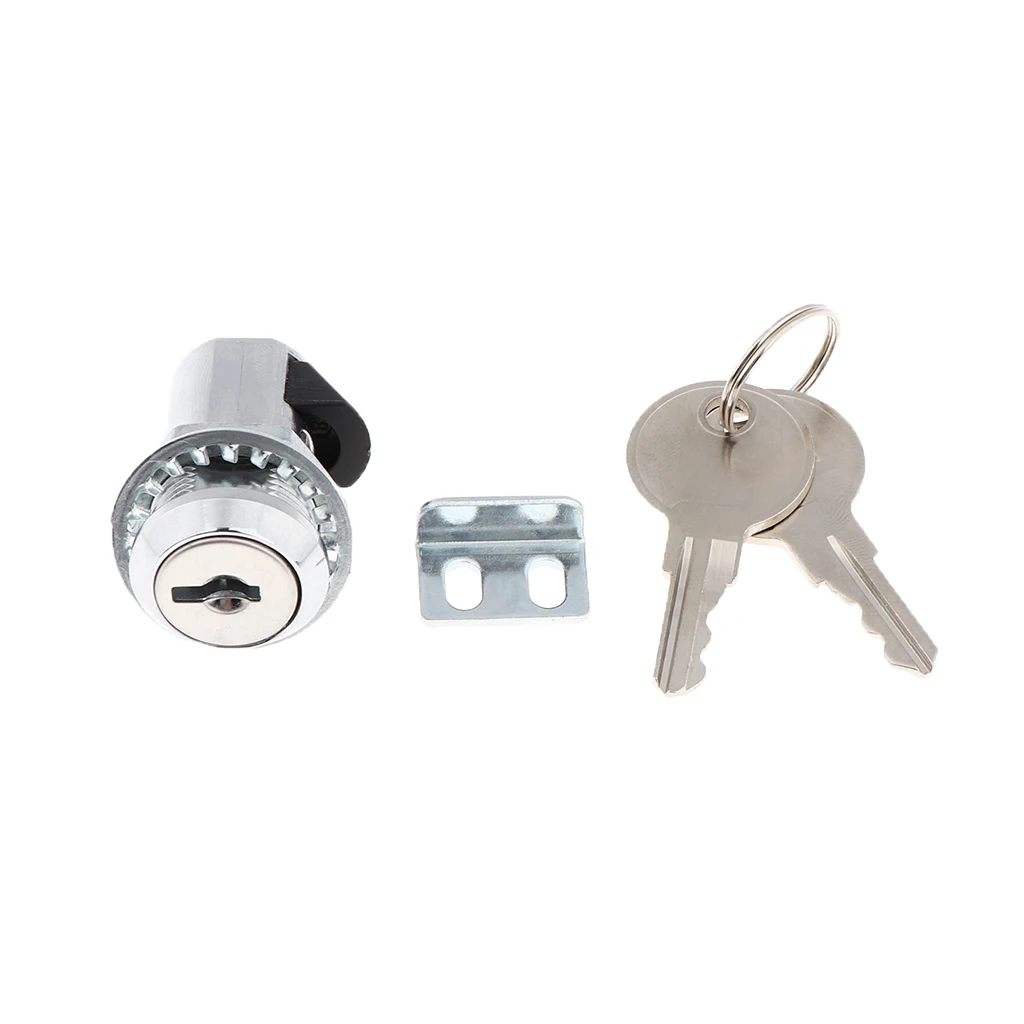 1 Piece Zinc Alloy Push to Close Latch With Key for Boat and Motorbike Glovebox