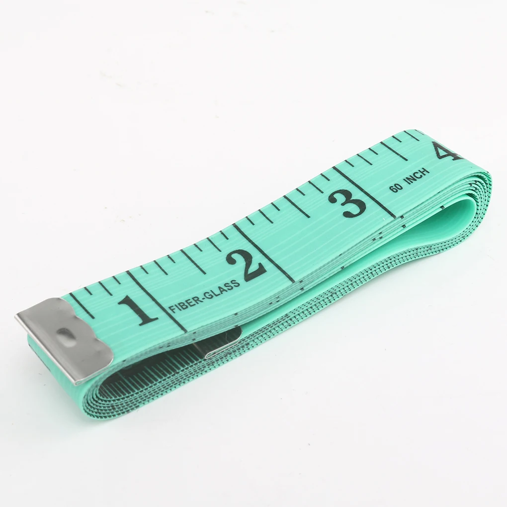 150cm/60" Body Measuring Ruler Sewing Tailor Tape Measure Centimeter Meter Sewing Measuring Tape Soft Random Color