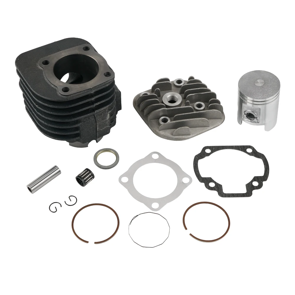 Scooters 47mm Cylinder Big Bore Kit fit Roketa Jog Minarelli Sunl Jonway 70CC 2 Stroke Big Bore Rebuild Kit