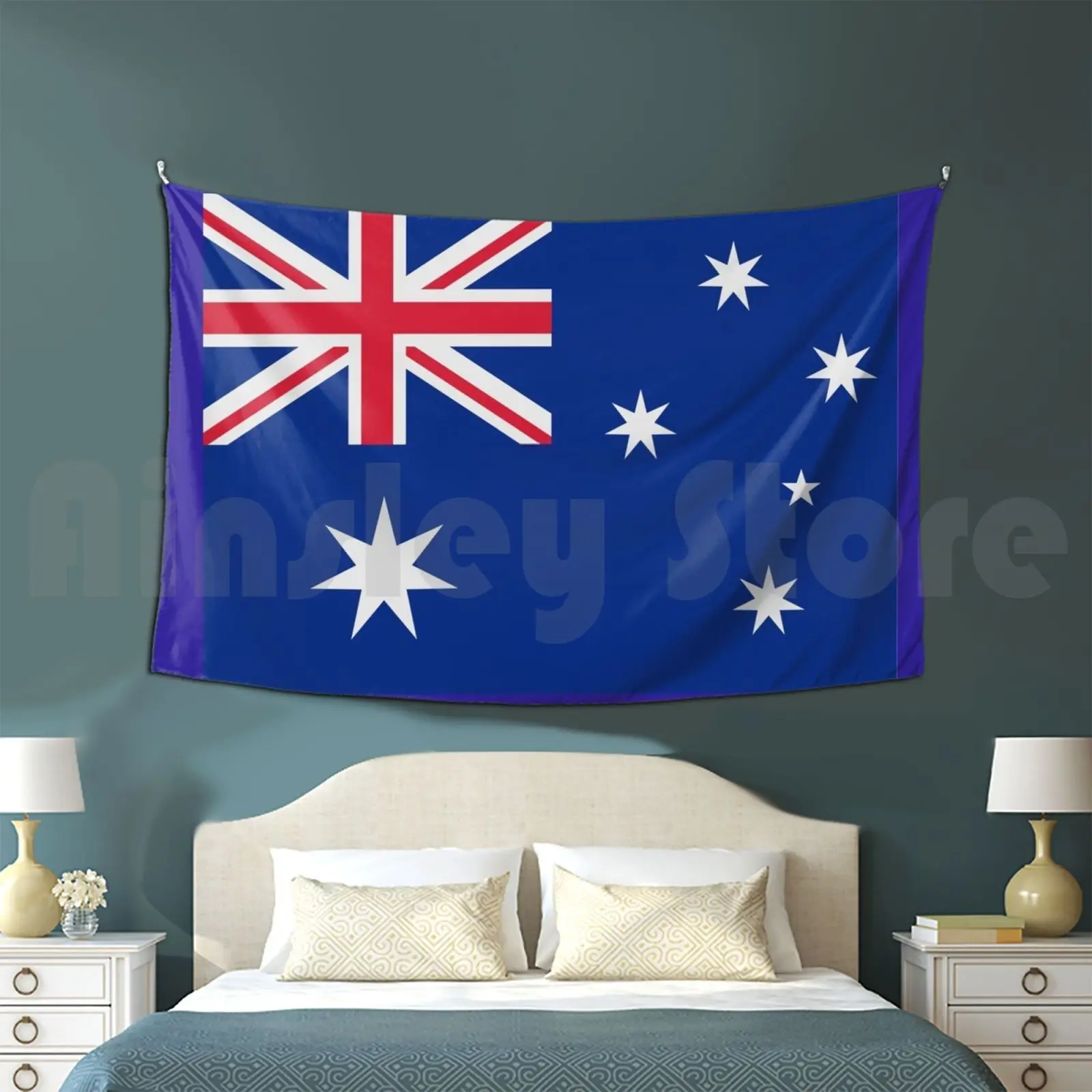 Australia Flag Tapestry Background Wall Hanging Australia Drapeau America Acab Sydney Camberra Kangooroo Football