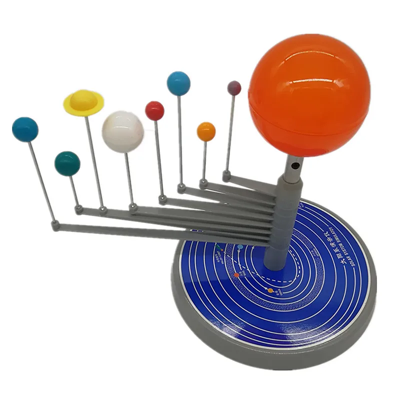 Large Size Astronomical Instrument Luminous Ball DIY Assembly Science Experimental Nine Planets Solar System Model Toys for Kids