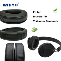 Replacement Ear Pads for Bluedio TM T Monitor Bluetooth Headset Parts Leather Cushion Velvet Earmuff Earphone Sleeve Cover