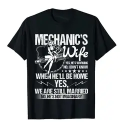 I'm A Mechanic's Wife T Shirt Mechanic Husband T Shirt Tops Shirt Graphic Summer Cotton Mens Top T-Shirts Military