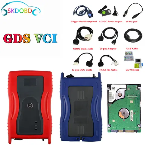 GDS VCI 자동차 진단 도구, OBD2 OBDII 진단, 프로그래밍 인터페이스 소프트웨어, V2.02, 기아, 현대 자동차에 사용, 최고 품질