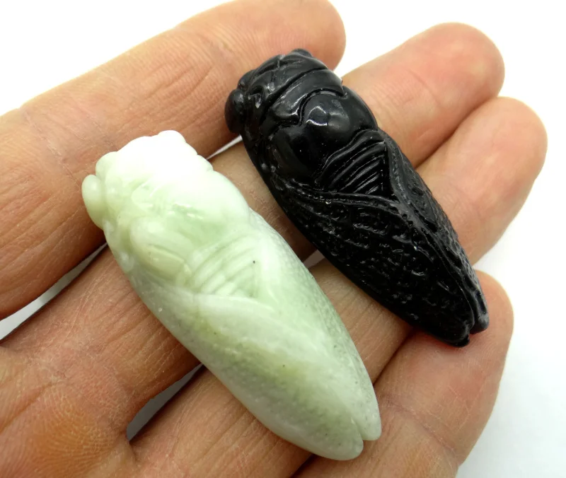 wholesale Natural stone Chinese stone hand-carved statue of fish amulet pendant for diy Jewelry making necklace Accessories