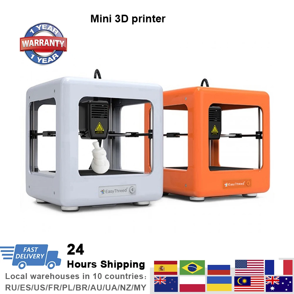 NANO Mini 3D Printer DIY Toy Modle Printing Education Impresora 3d Kids Gift Free Shipping from Local Warehouses FDM 3D Printer