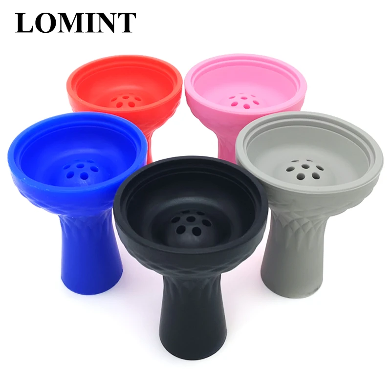 LOMINT 7 Holes Style Silicone silica gel Hookah Tobacco Bowl For Shisha Hookahs Chicha Narguile Accessories Gadget LM-228