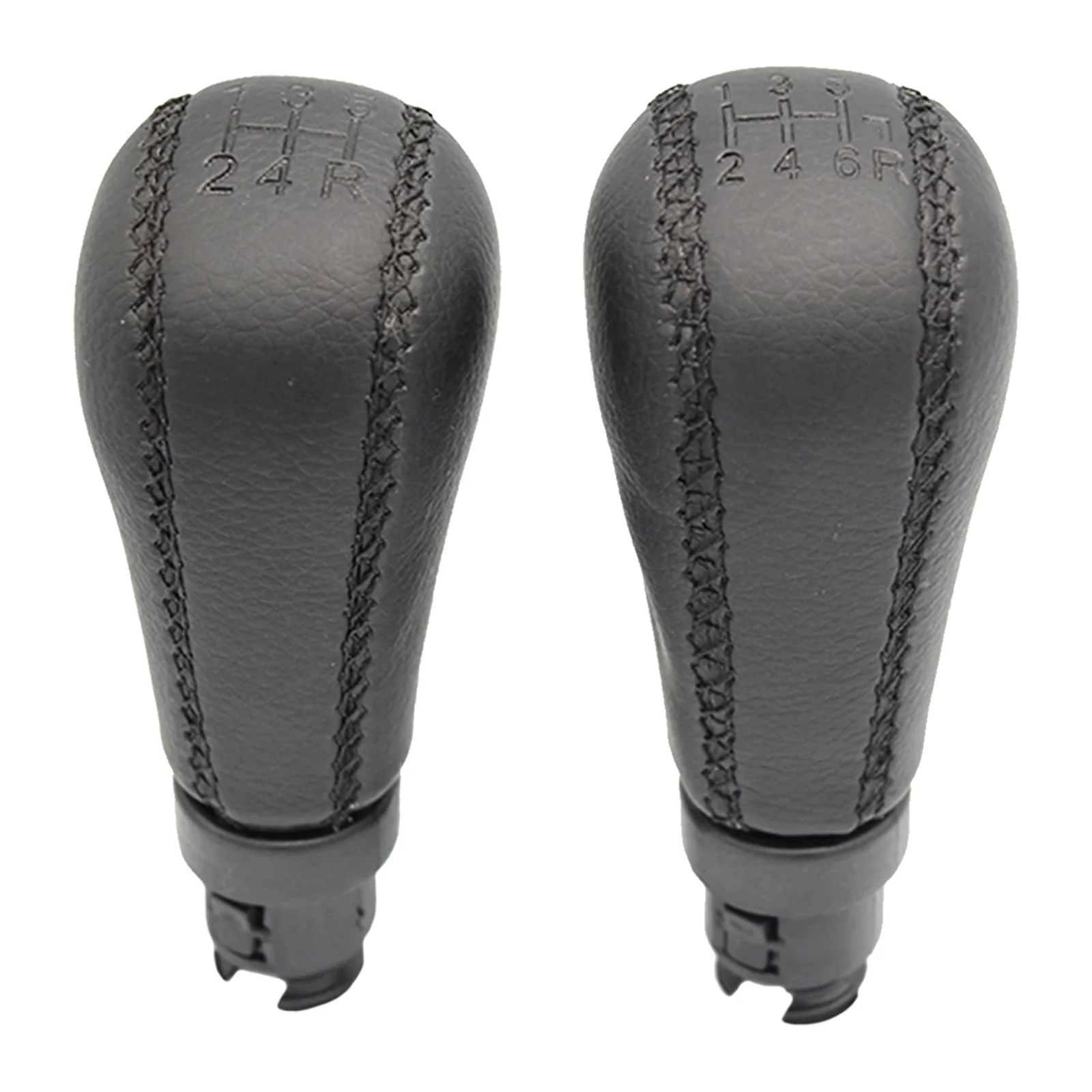 Top Quality Car Gear Shift Knob For Volvo S60 S80 V70 XC70 Sewing Leather 5 / 6 Manual Shift Lever Handball