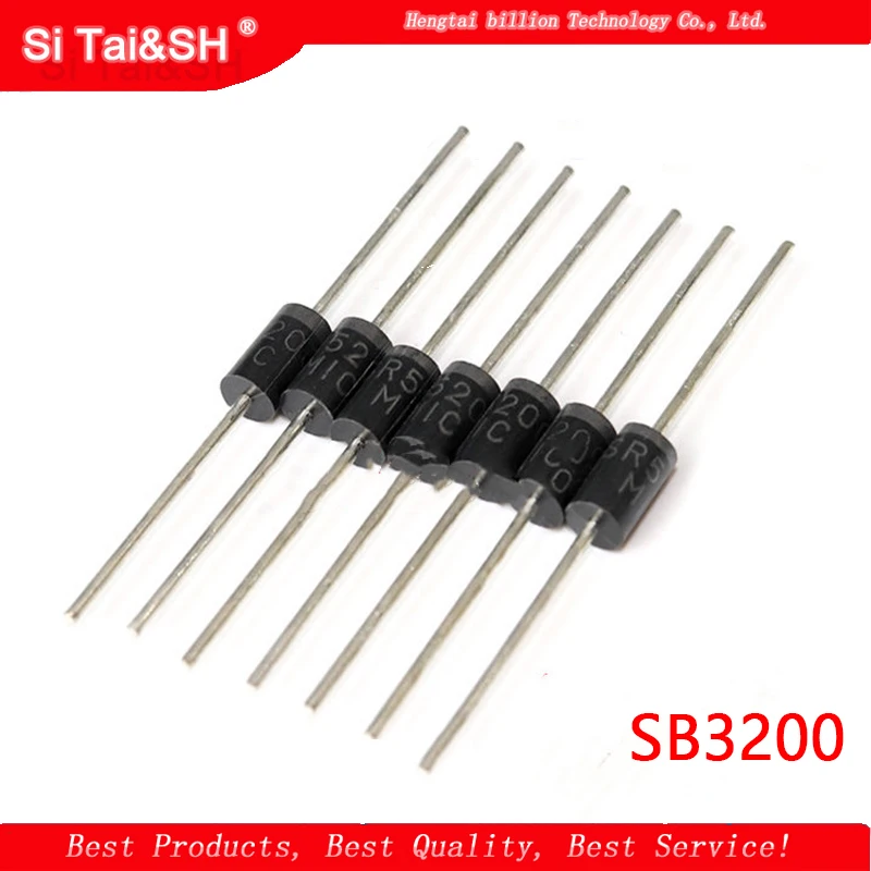 10PCS SR3200 SB3200 3A 200V Schottky Diode