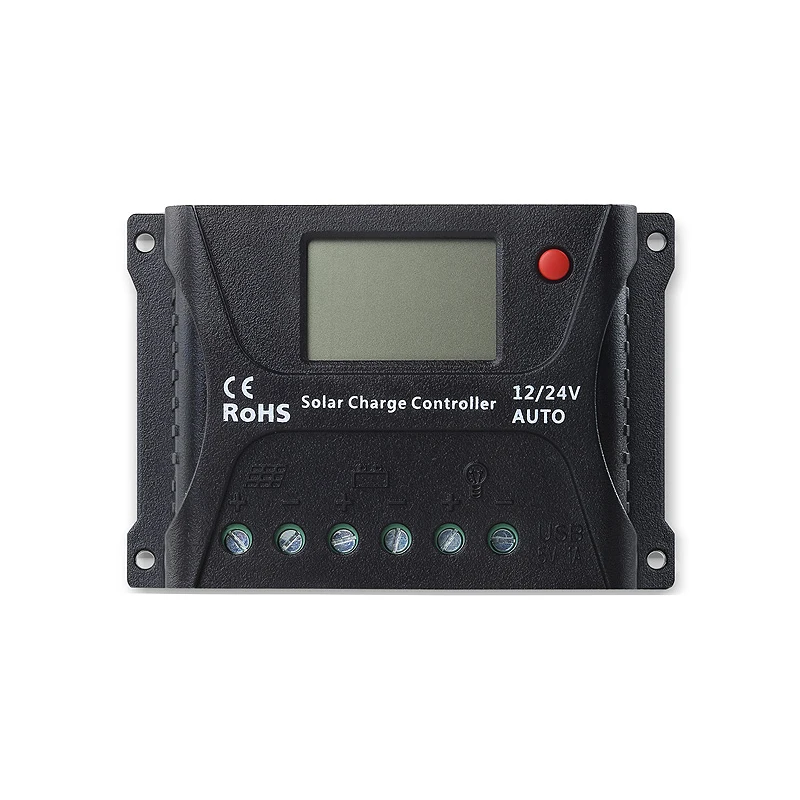 SRNE 10A 20A 30A 40A 50A 60A Solar Charge Controller DC12V/24V Auto Work Solar Cells panels Battery Charger Controller Regulator - view 6