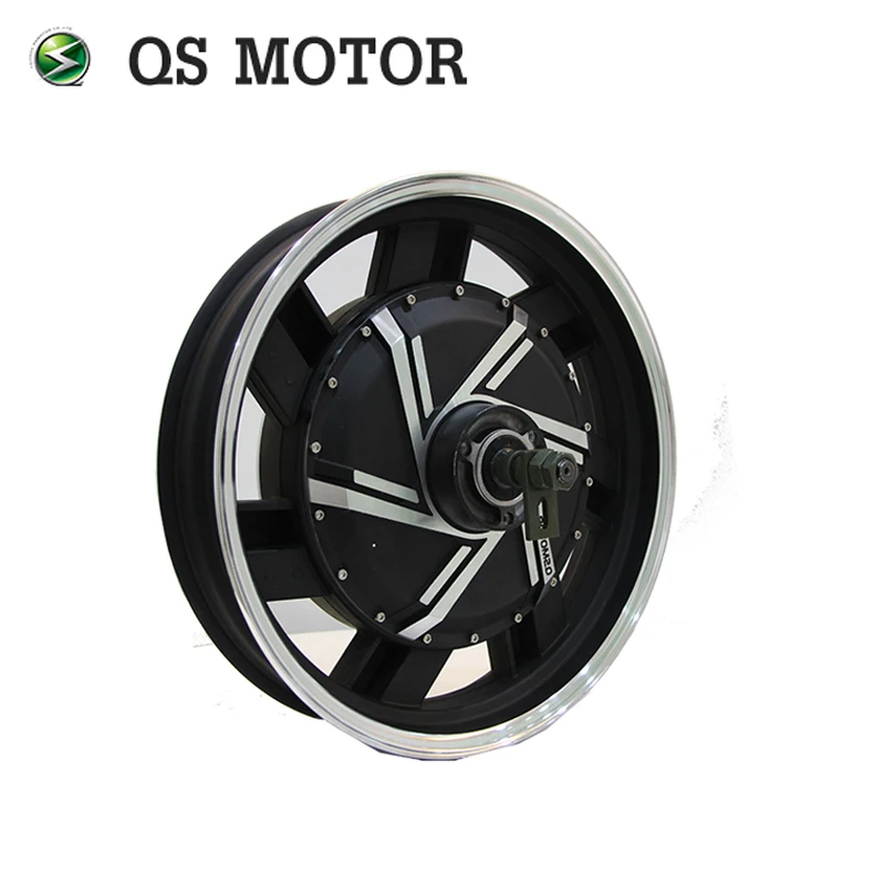 QS Motor 17inch 3kW 273 40H V2 BLDC Electric Scooter Motorcycle In Wheel Hub Motor With Conversion Kits