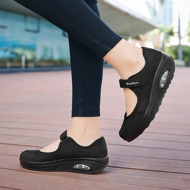 Sneakers Women Running Shoes Brand Outdoor Sport  Woman  Comfortable Athletic Gym Shoe Girl Height Increasing Platform Shoe