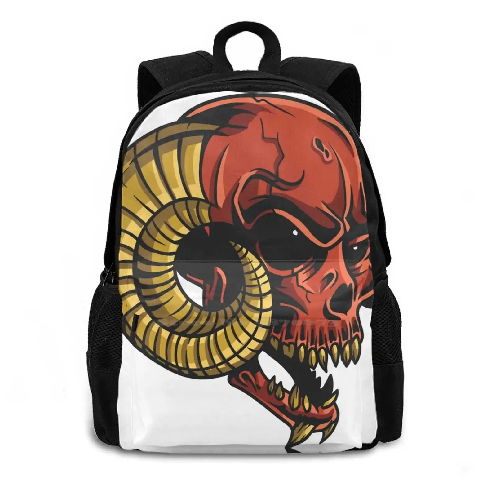 Cool Skeleton Skull New Arrivals Unisex Bags Casual Bag Backpack Skull Skeleton Skull Drawing Skull Tattoo Skull With Skull And