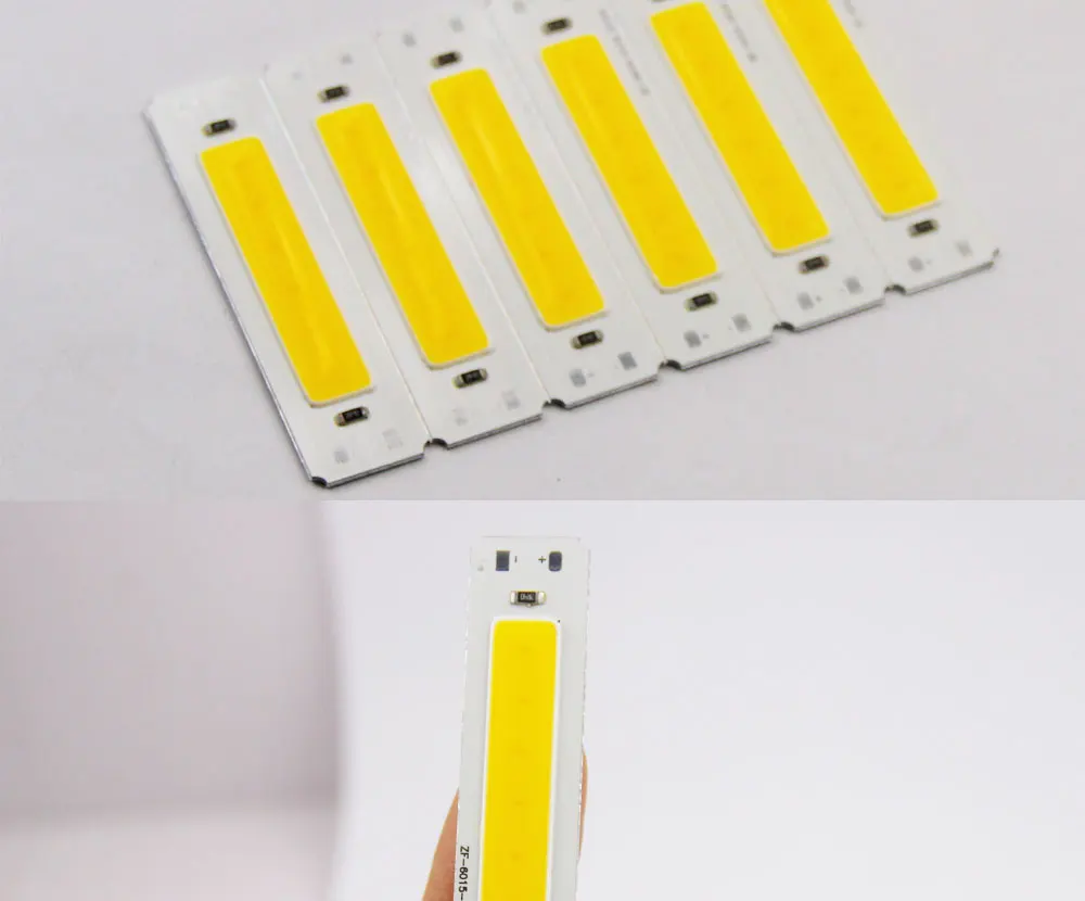 SUMBULBS DC 5V 2W LED COB Streifenlichtquelle 60x15mm Warmweiß Kaltweiß 3000K 6500K für DIY USB-Leuchten – Detail 7