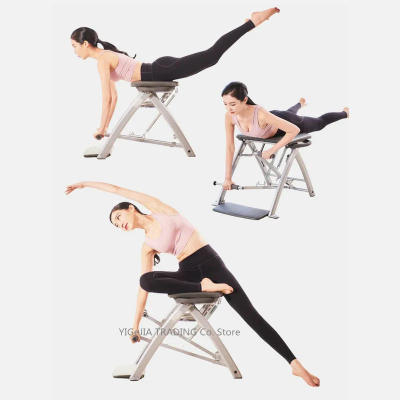 Chaise de banc de yoga Pilates Pro, chaise universelle stable, mouvements d'aérobie amusants et efficaces préférés