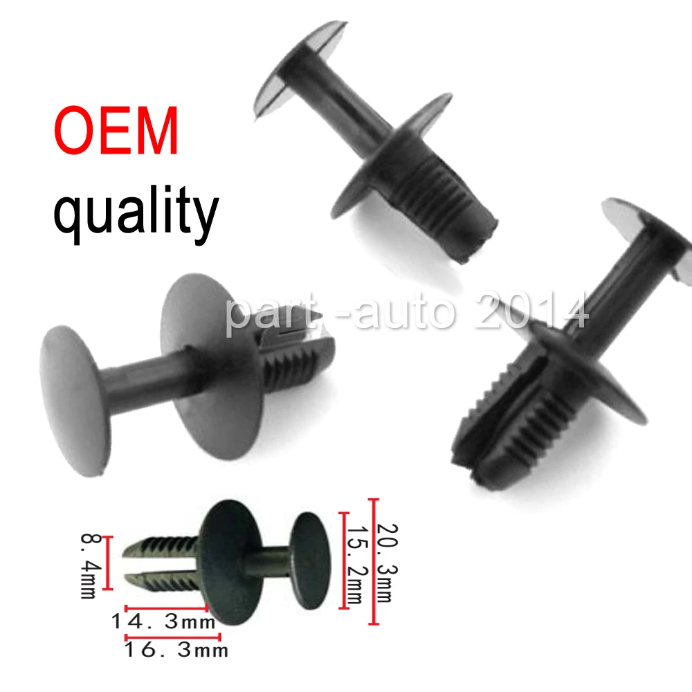 

10/50/100/500x OEM for BMW Mini Bumper Wheel Arch Lining Splash guard Clips 51471911992 51470146782 Benz A2019900292 2019900292