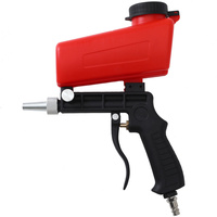 90psi Portable Gravity Sandblasting Pneumatic Small Sand Blasting Spray Can Gun Adjustable Power Tool CN Hot Sale