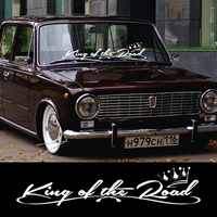 CS40063# Die-Cut Vinyl Decal King of the Road Car Sticker Waterproof Auto Decors on Car Body Bumper Rear Window