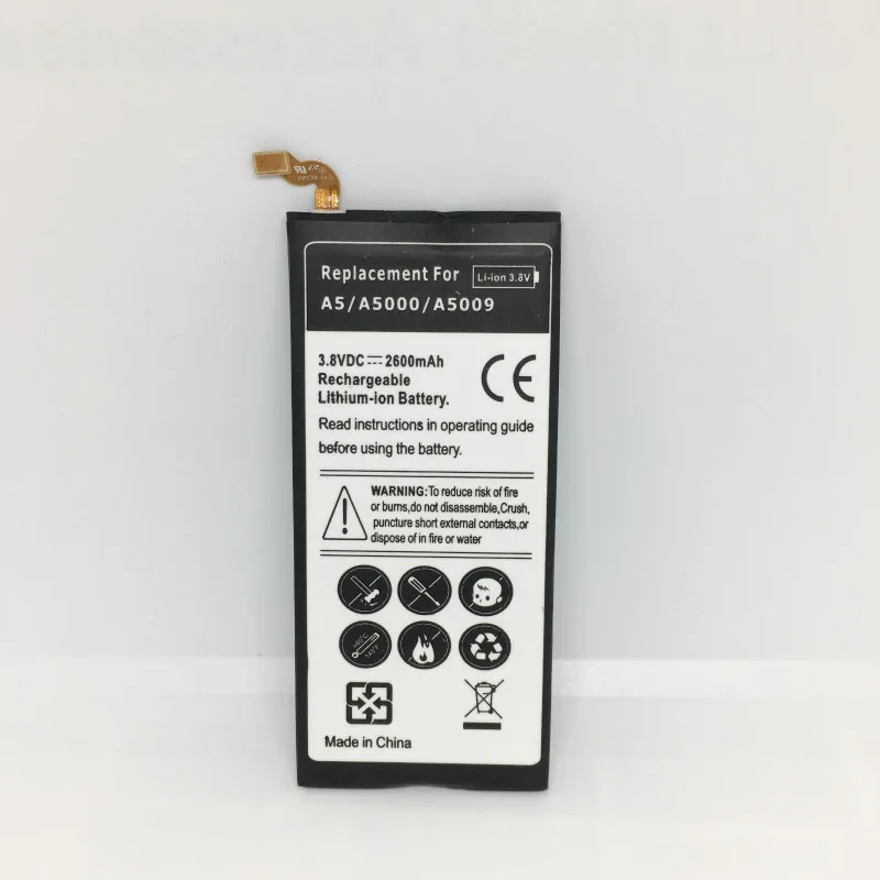 High Quality EB-BA500ABE Replacement Battery For Samsung Galaxy A5 (2015 edition) A500 A500F A500K A5000 A5009 Battery