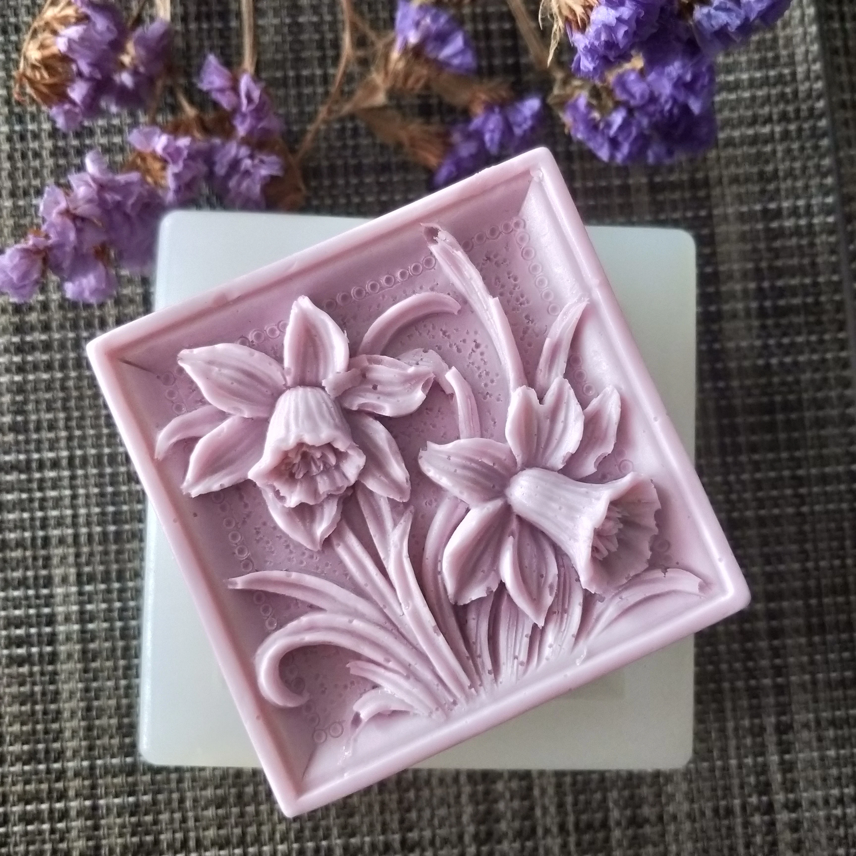 flowers Soap Molds Campanula Square soap flower Clay Resin Gypsum Chocolate Candle Candy Mold HC0131 PRZY Silicone Mold