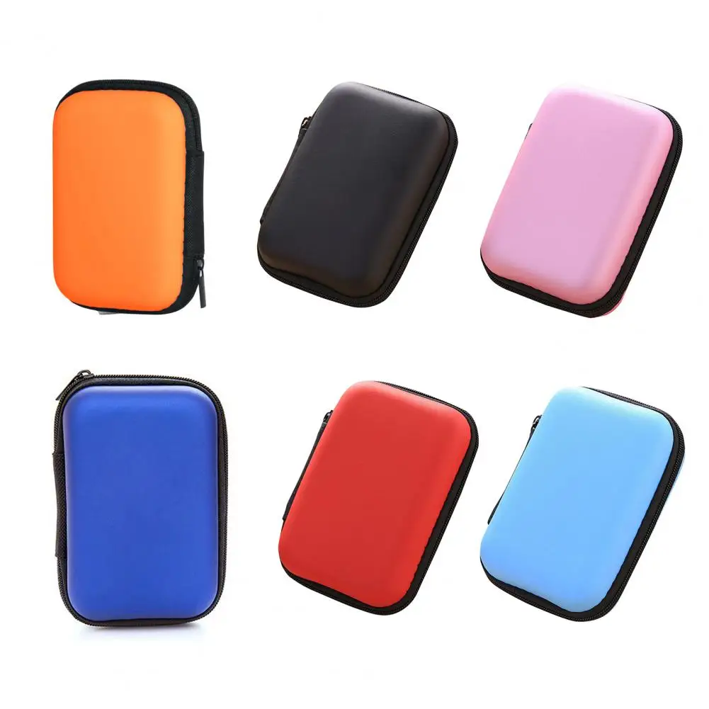 Чехол для наушников Bluelans на молнии, Переносной компактный чехол из ЭВА для путешествий
