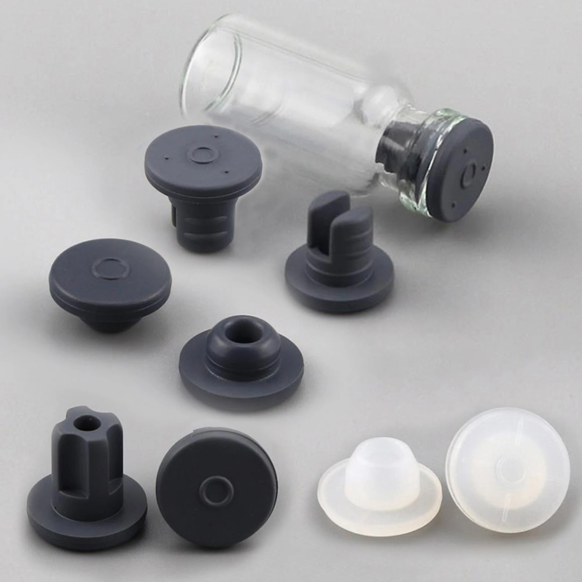 10X Rubber Stoppers Self Healing Injection Ports Mushroom Spawn Jar Inoculation