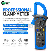 ST210 Digital Multimeter Clamp Meter DC/AC 600A Current Tester 6000 Counts True RMS Ampere Meter Tools Dropship