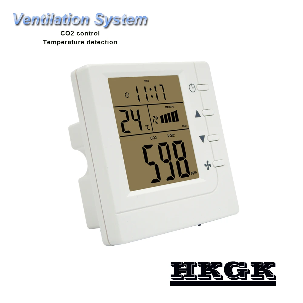 CO2 air controller RS485 air quality monitoring instruments,ventilation system controller