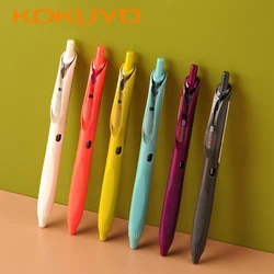 1pc Jpana KOKUYO ME Series Press-Style Gel Pen Shell Simple Color Writing Smoothly 0.5mm Signature Pen Writing Supplies