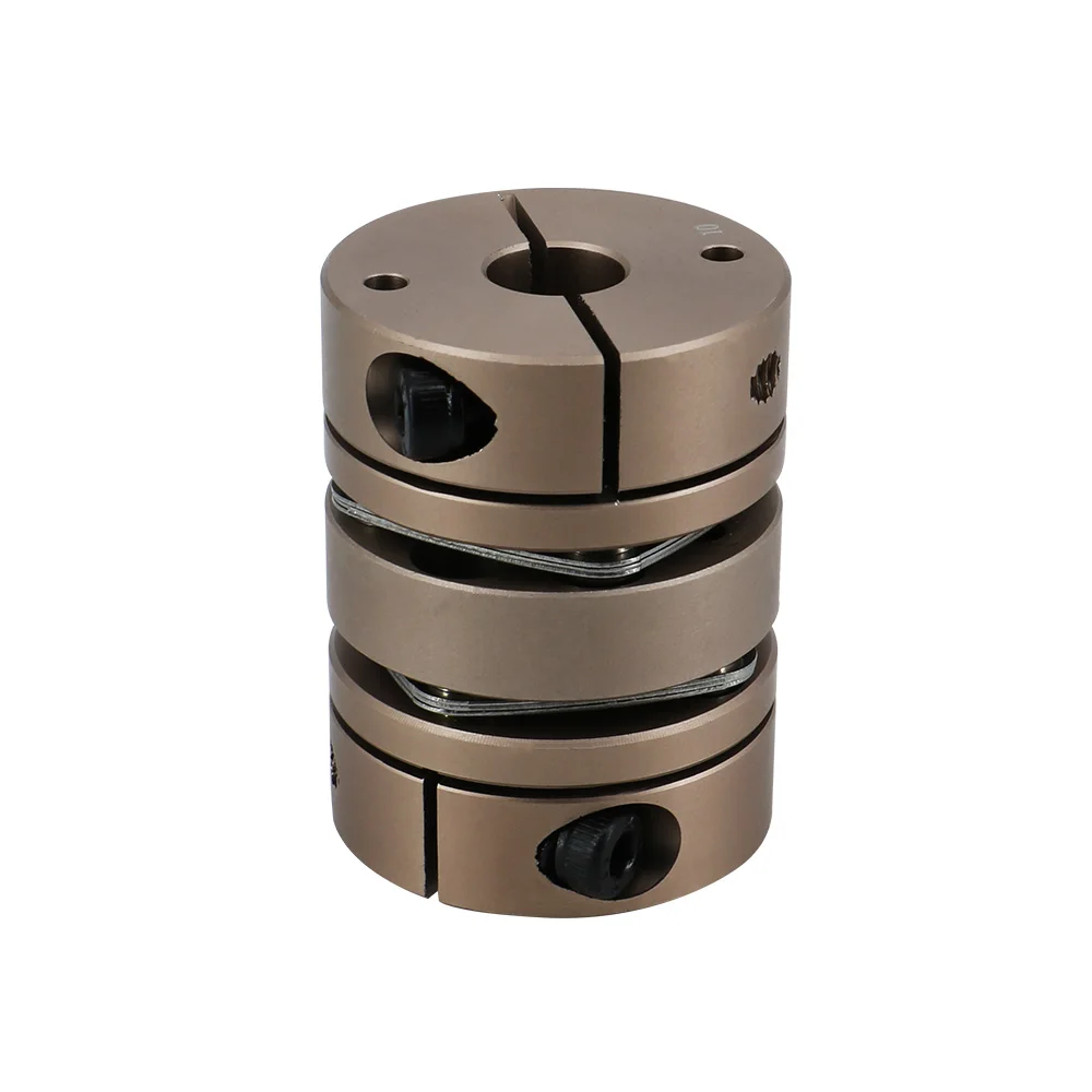 Hltnc Aluminum Alloy D34L45 Double Diaphragm Coupling Elastic Connector D34mm L45mm Ball Screw Step Servo Motor Encoder Computer